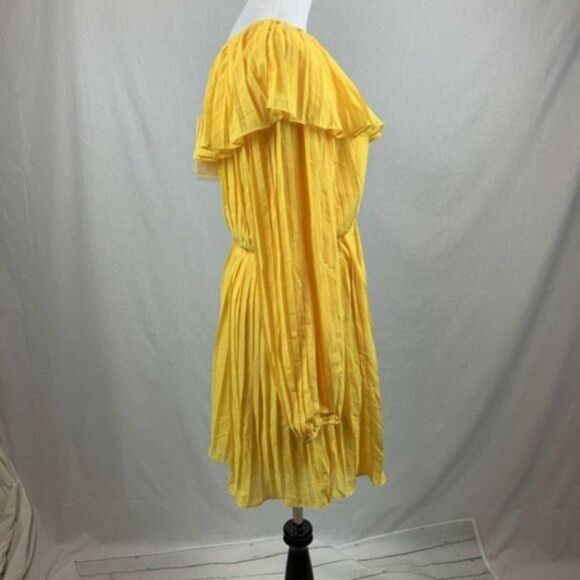 Revolve Endless Rose Dress Pleated One Shoulder - Picture 2 of 7